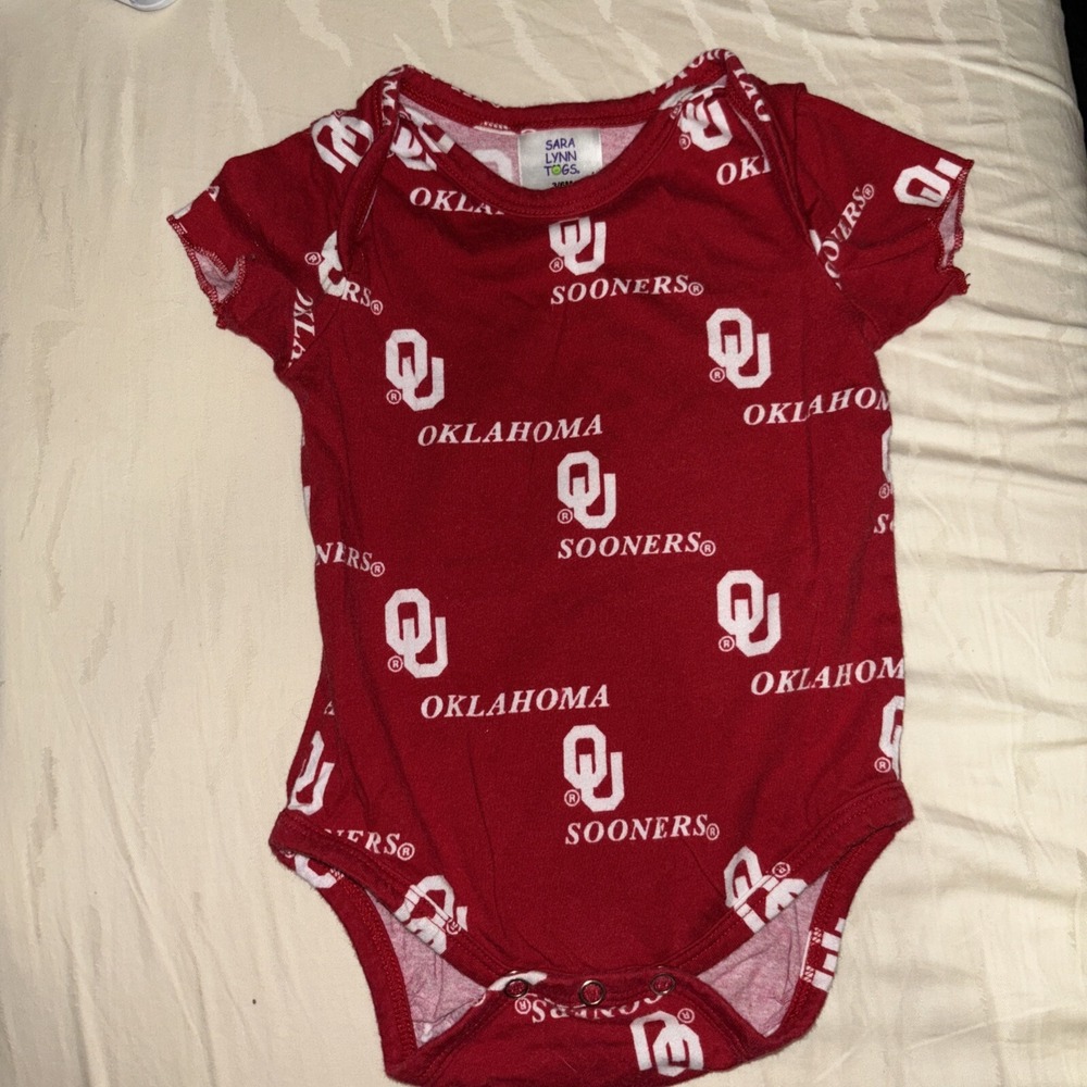 Sara Lynn Togs OU Sooners Football 3/6Mon One Piece Unisex